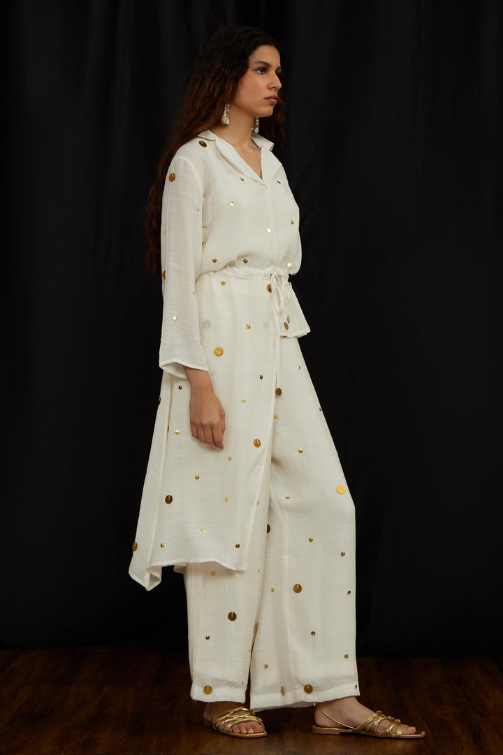 Long & short drawstring tunic set