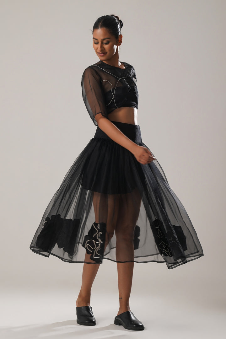 MJ WRAP SKIRT