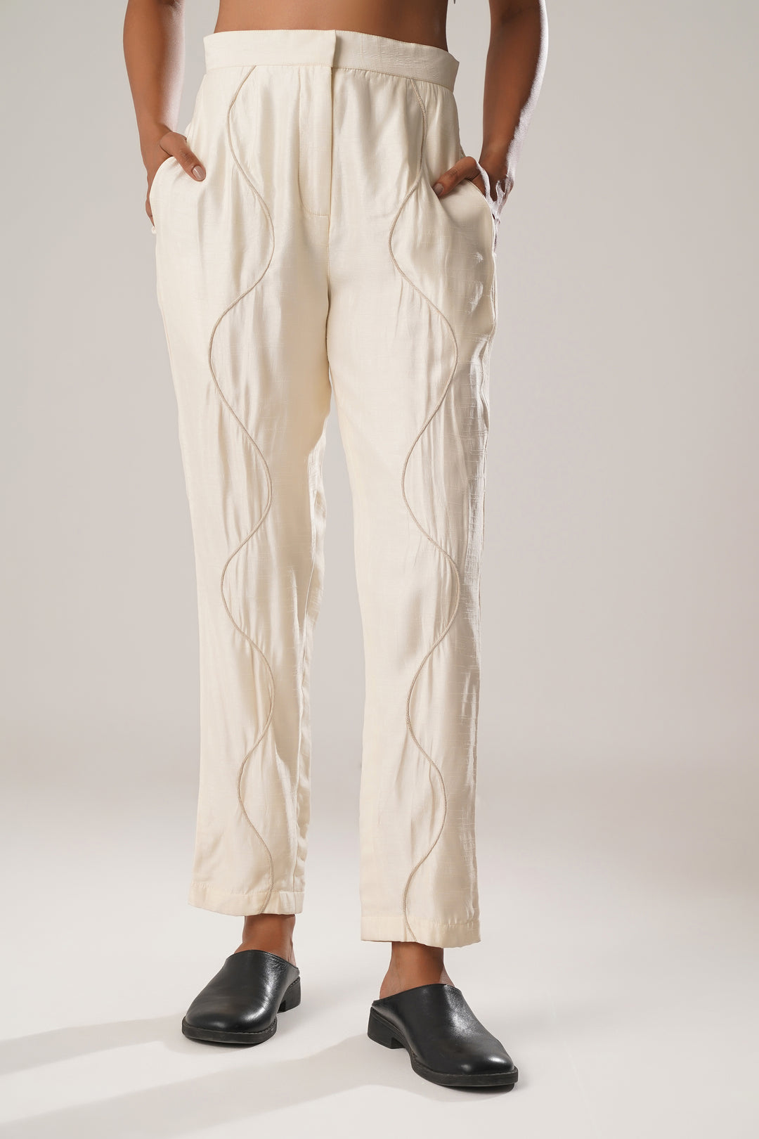 MJ  ORGANZA JACKET + TOP+PANT - SET