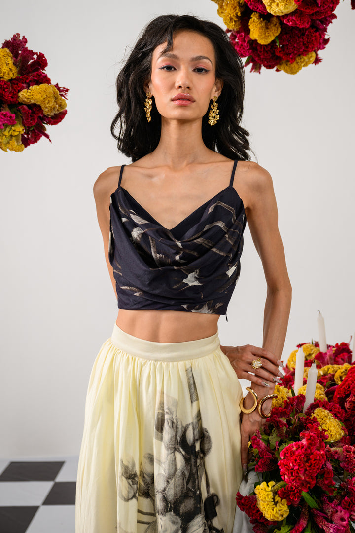 NOIR & IVORY SKIRT SET