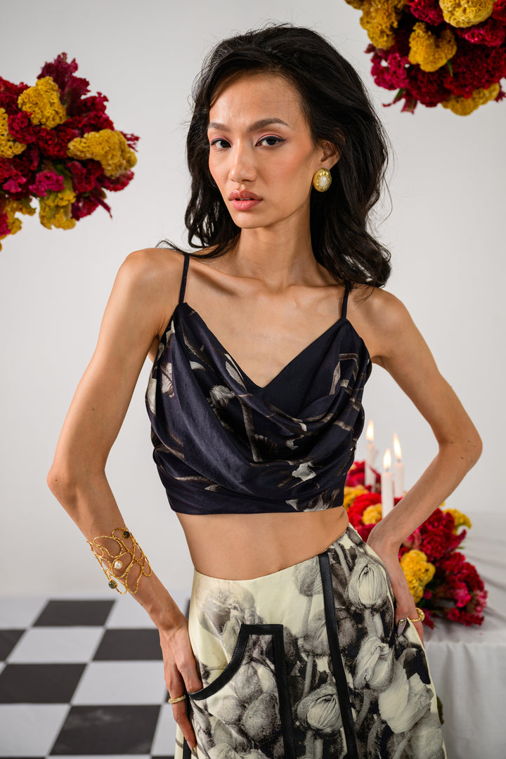 NOIR & IVORY SKIRT SET