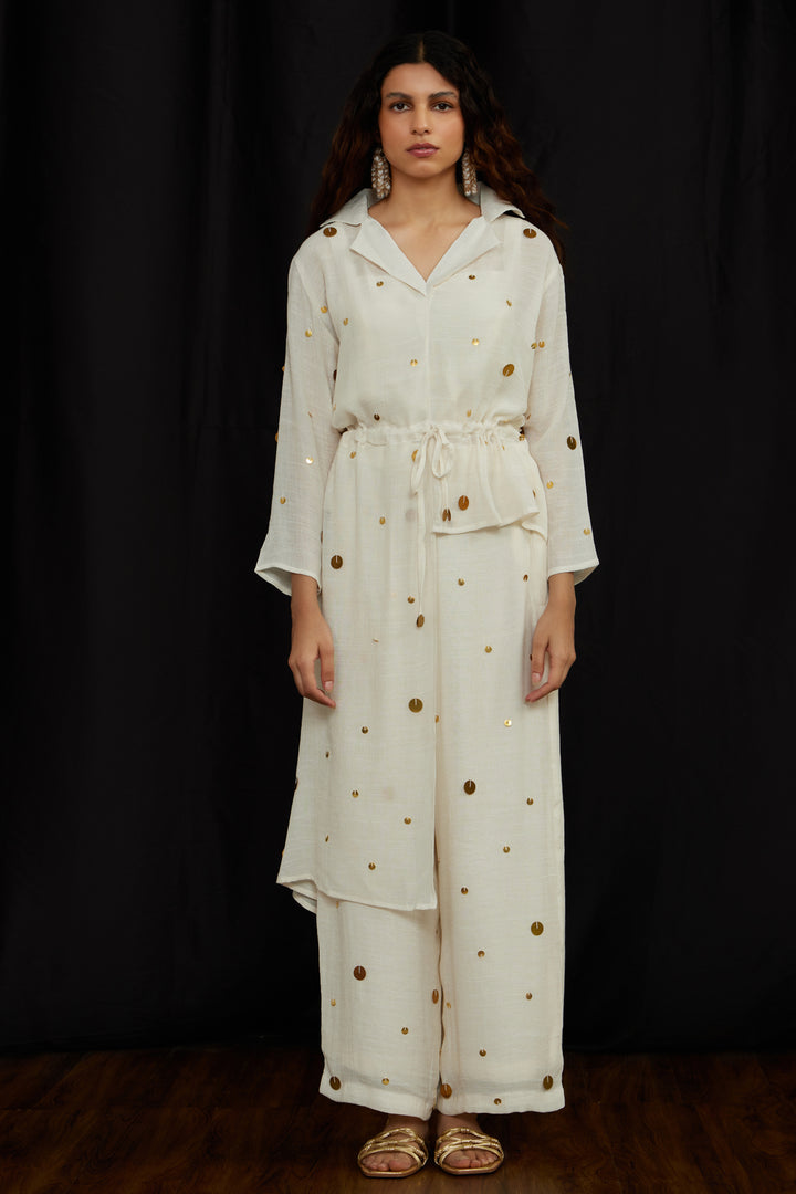 Long & short drawstring tunic set