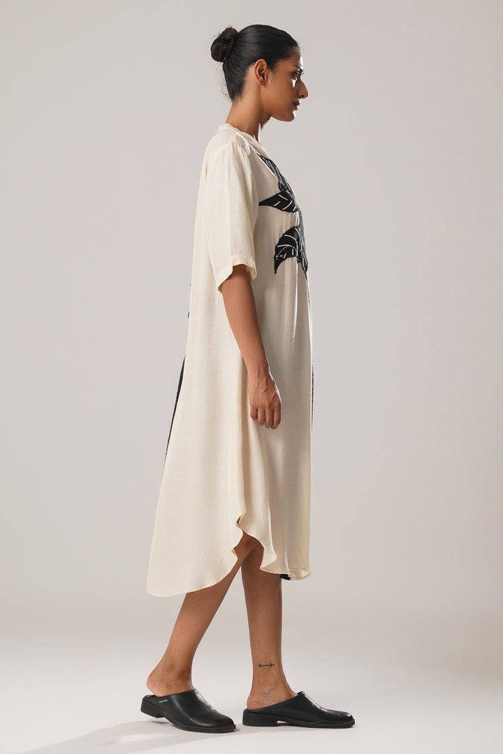 MJ BOX PLEAT DRESS