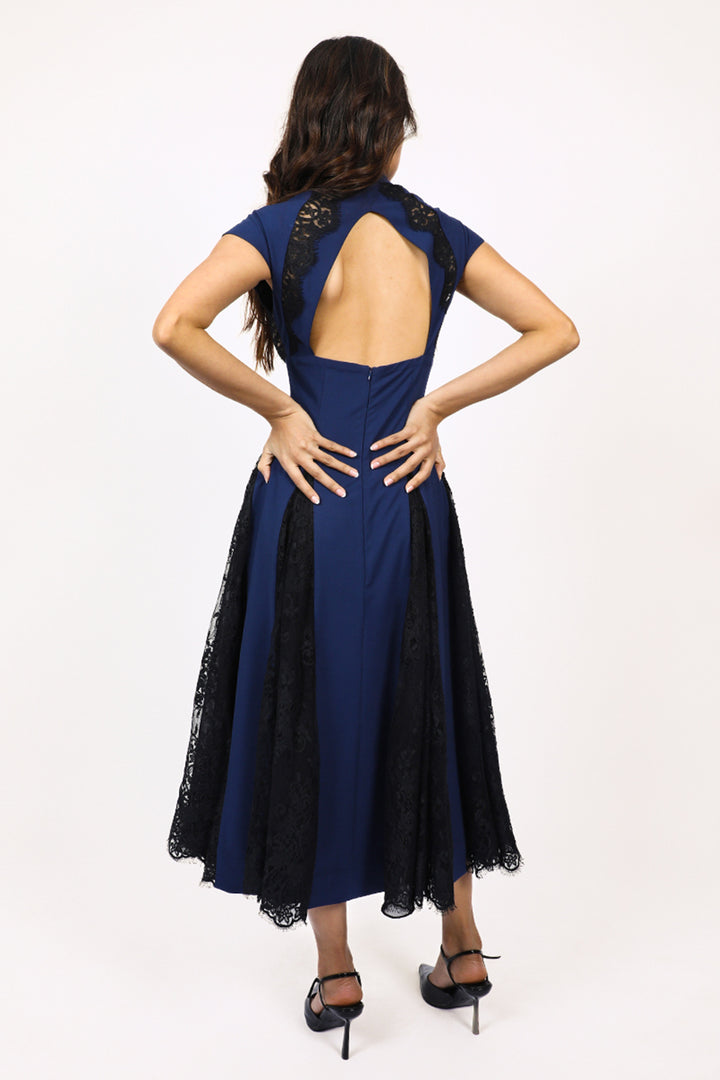 Lace Godet dress