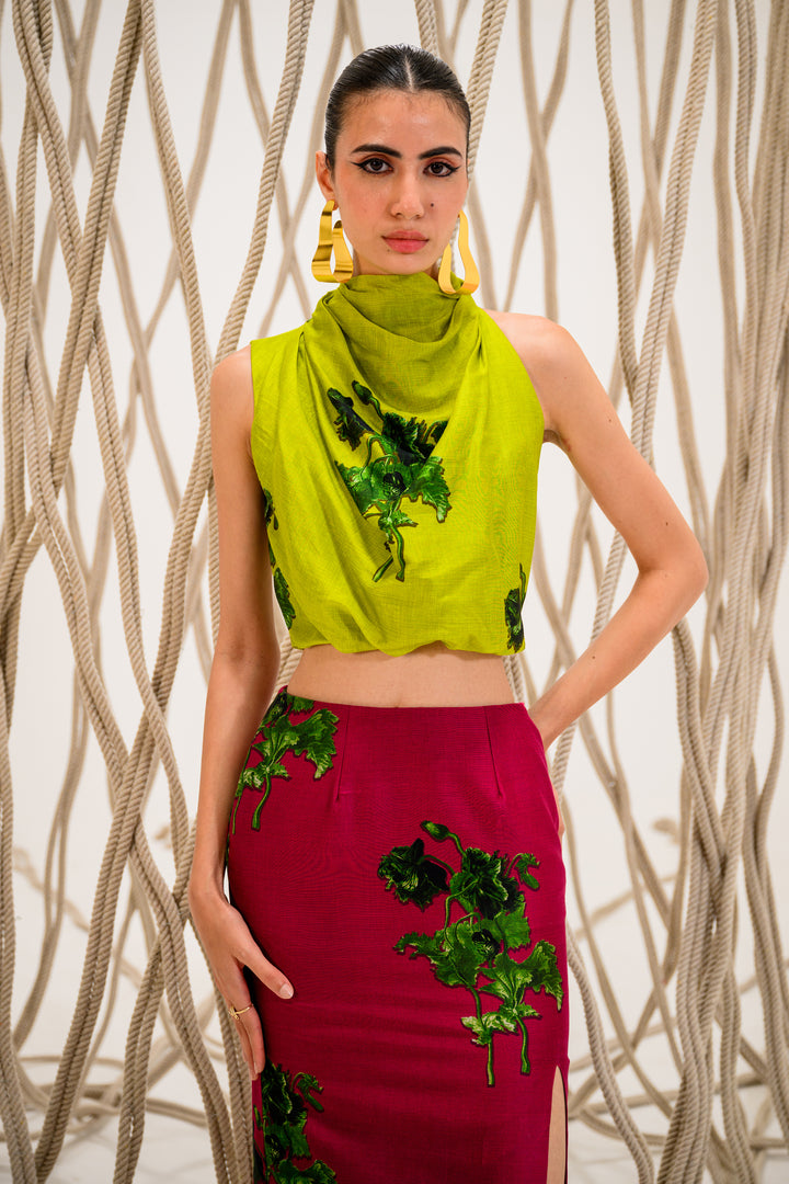 PASSION ROUGE SKIRT SET