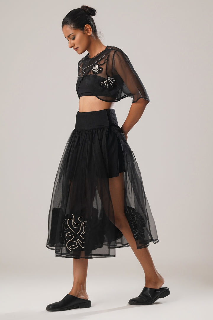 MJ WRAP SKIRT