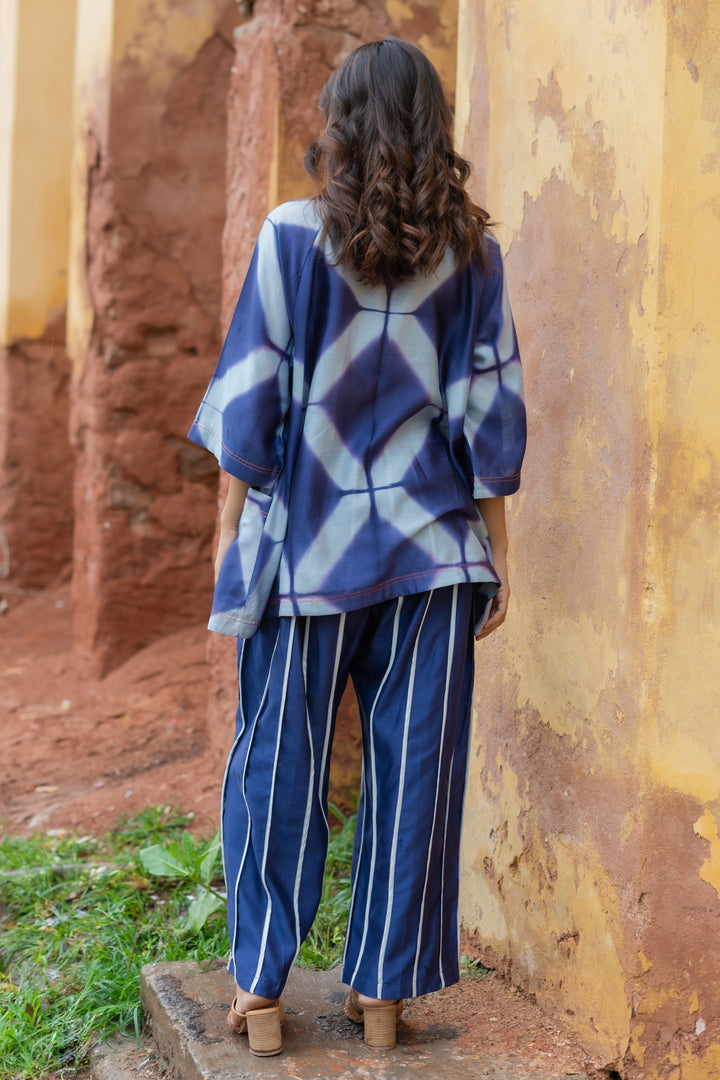 AURORA TOP & LUNA PANTS BLUE