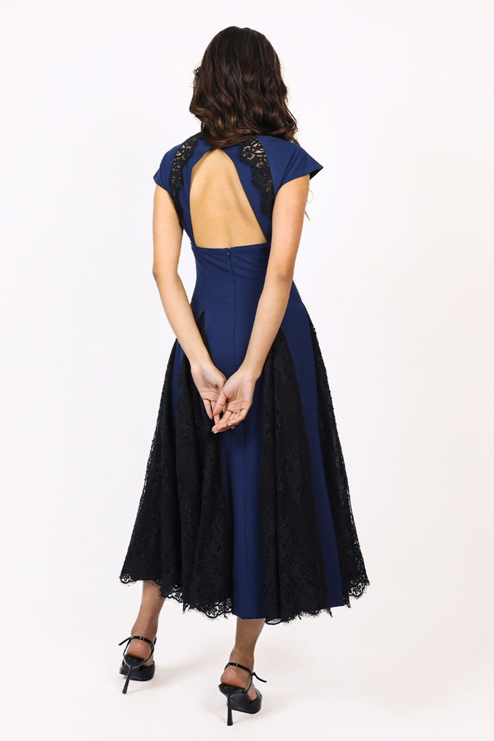 Lace Godet dress