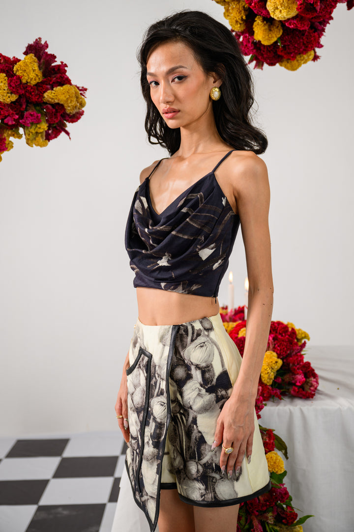 NOIR & IVORY SKIRT SET