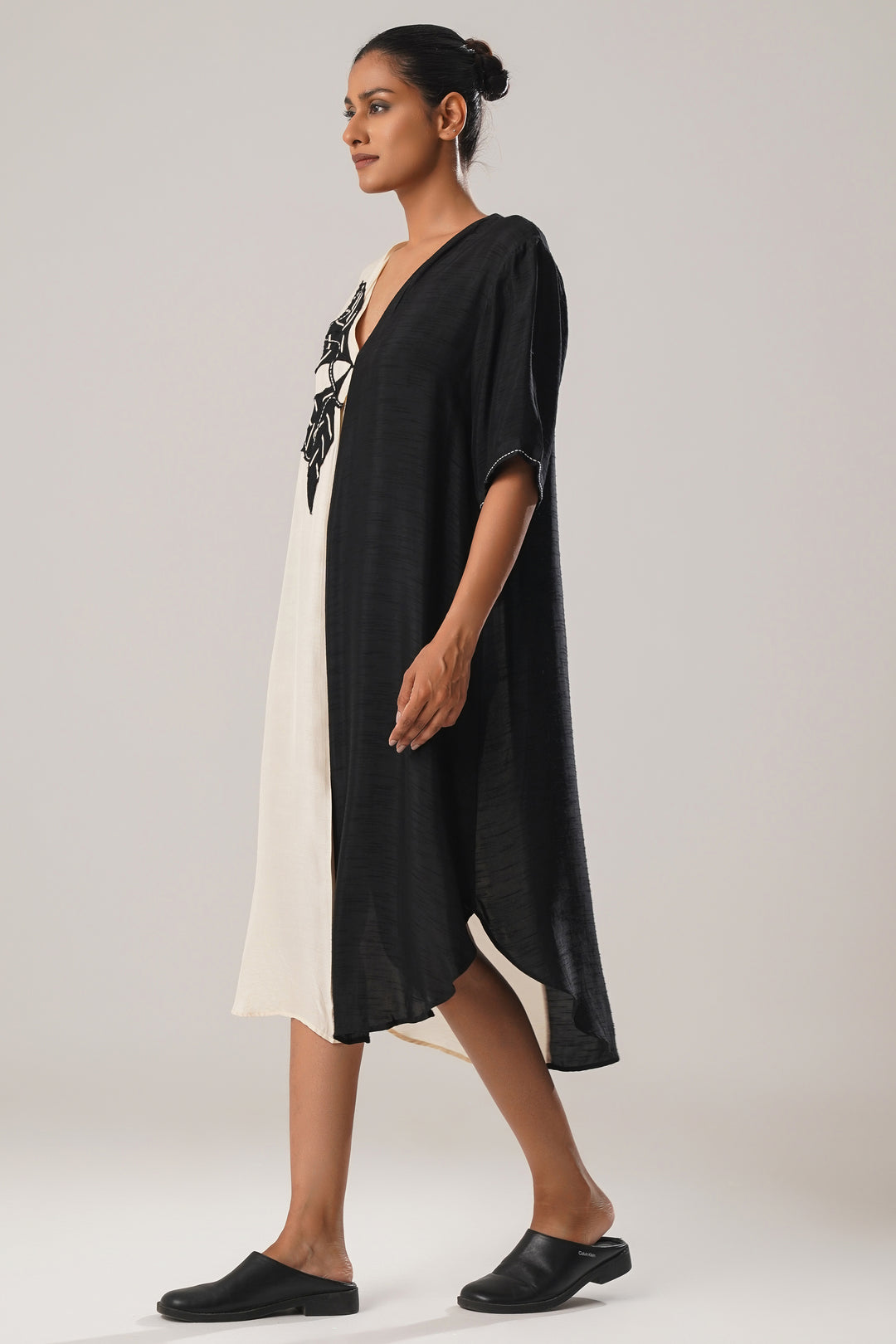 MJ BOX PLEAT DRESS