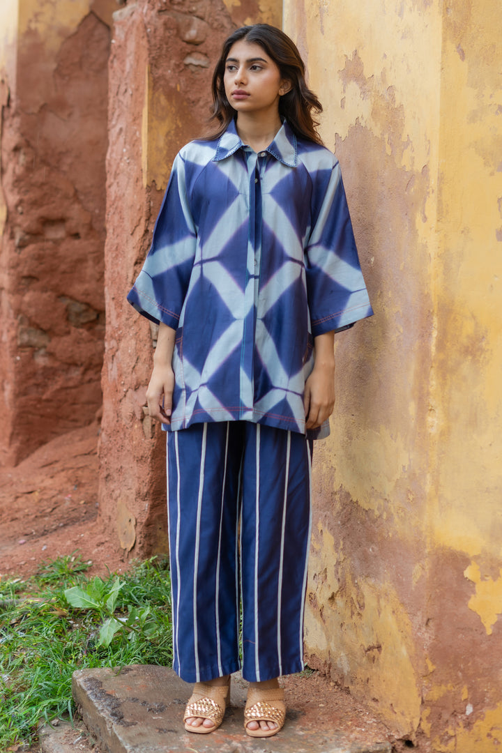 AURORA TOP & LUNA PANTS BLUE