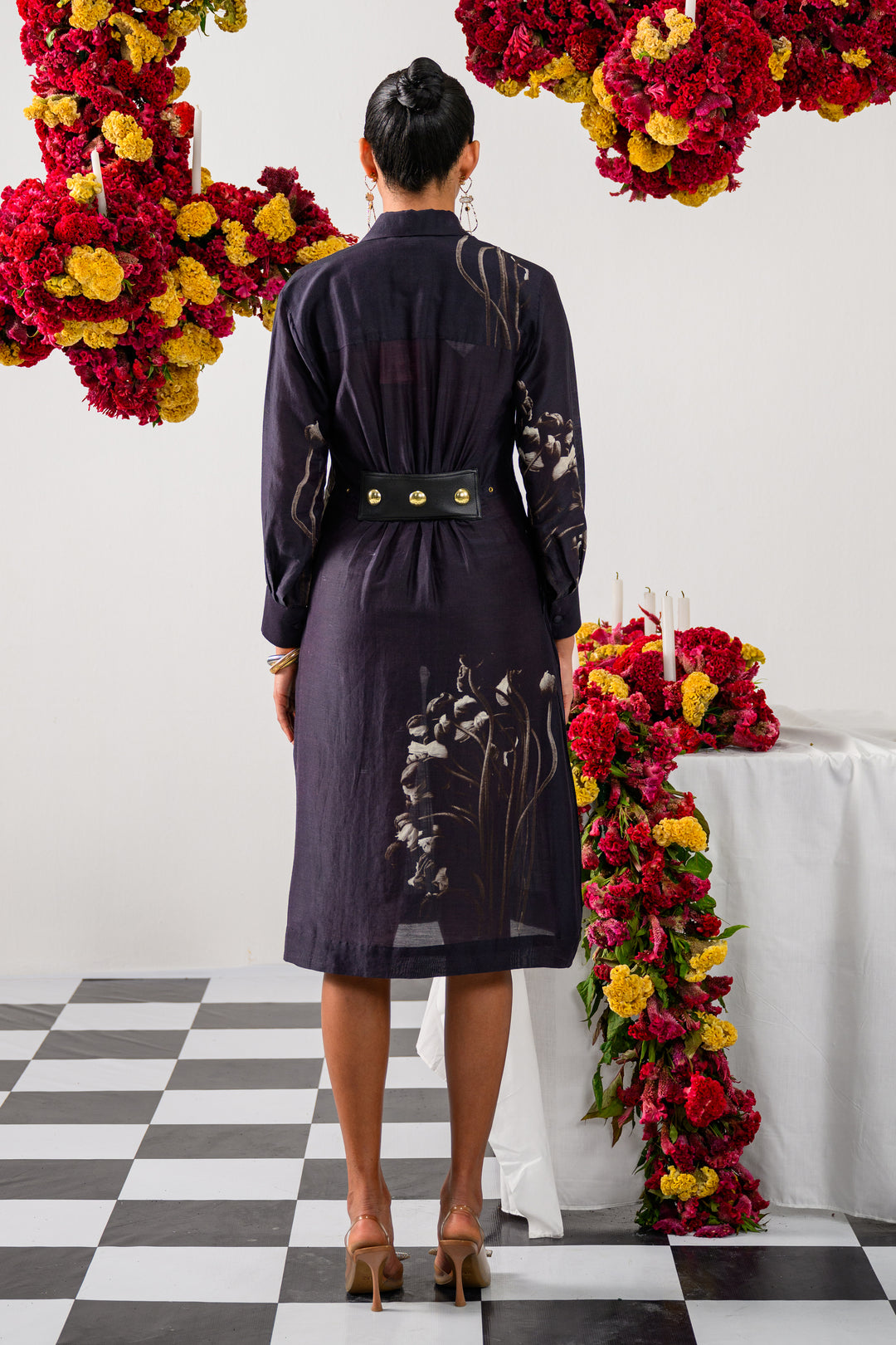 ANTIQUE BLOOM SHIRT DRESS