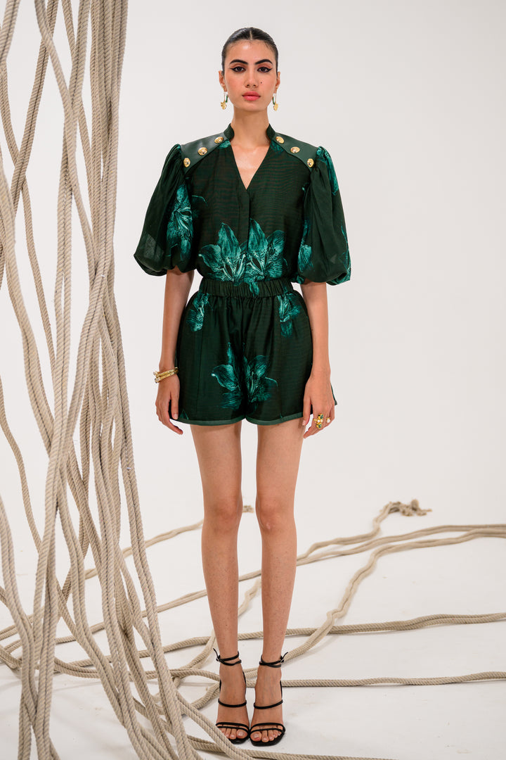 FERN-FRENZY SHORT SET