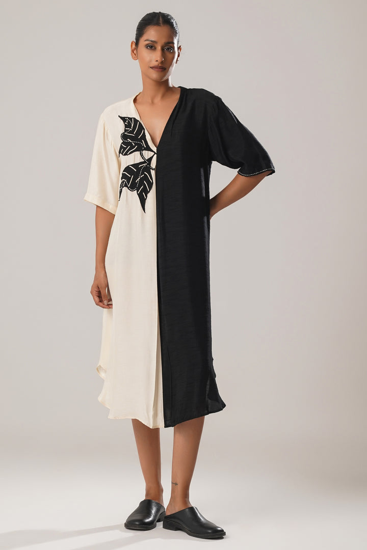 MJ BOX PLEAT DRESS