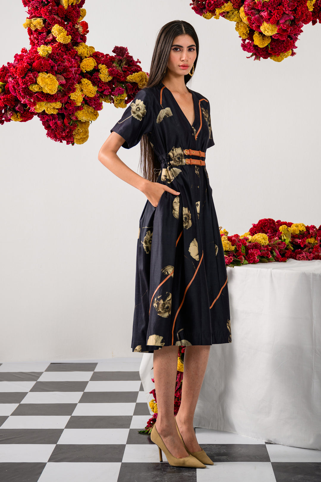 ELINA FLARE DRESS