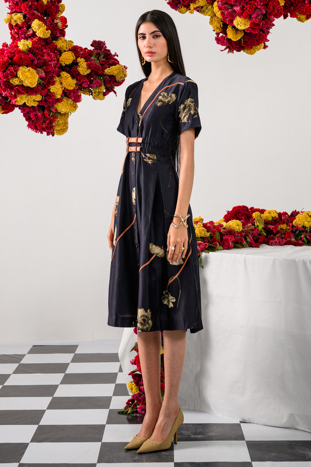 ELINA FLARE DRESS