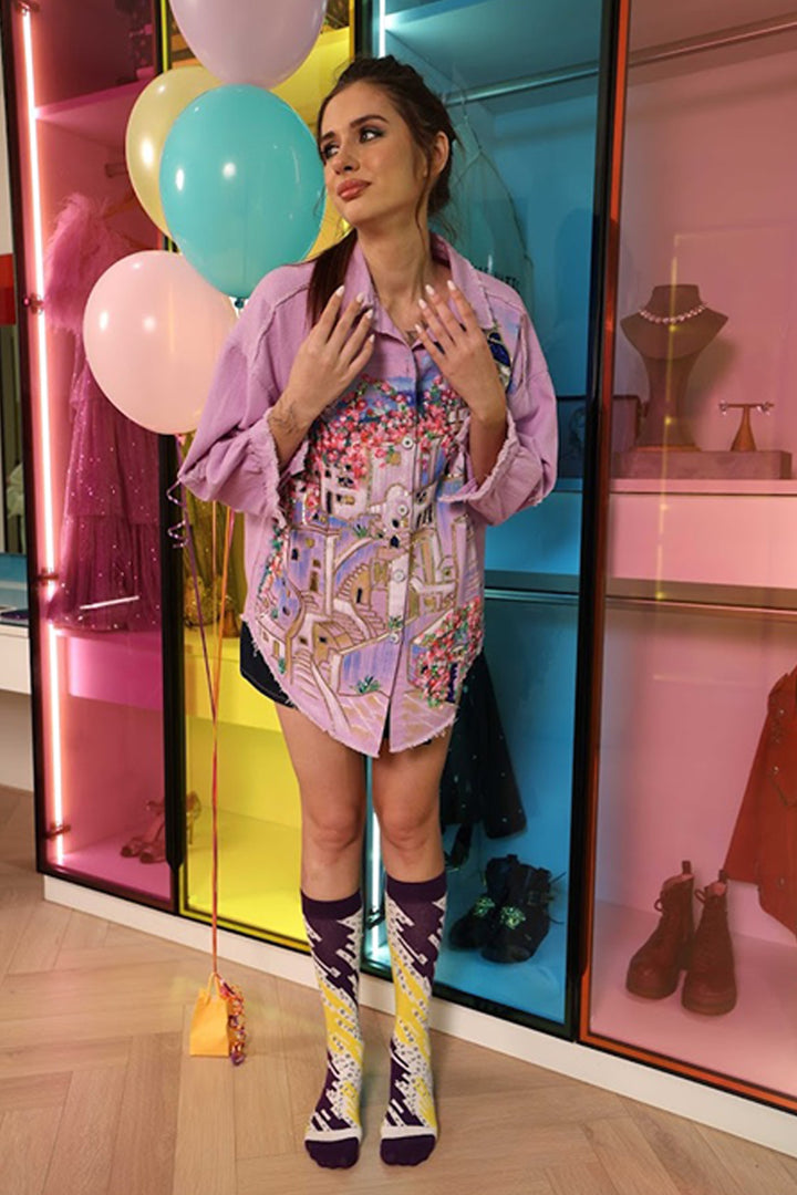 GREECE LILAC JACKET