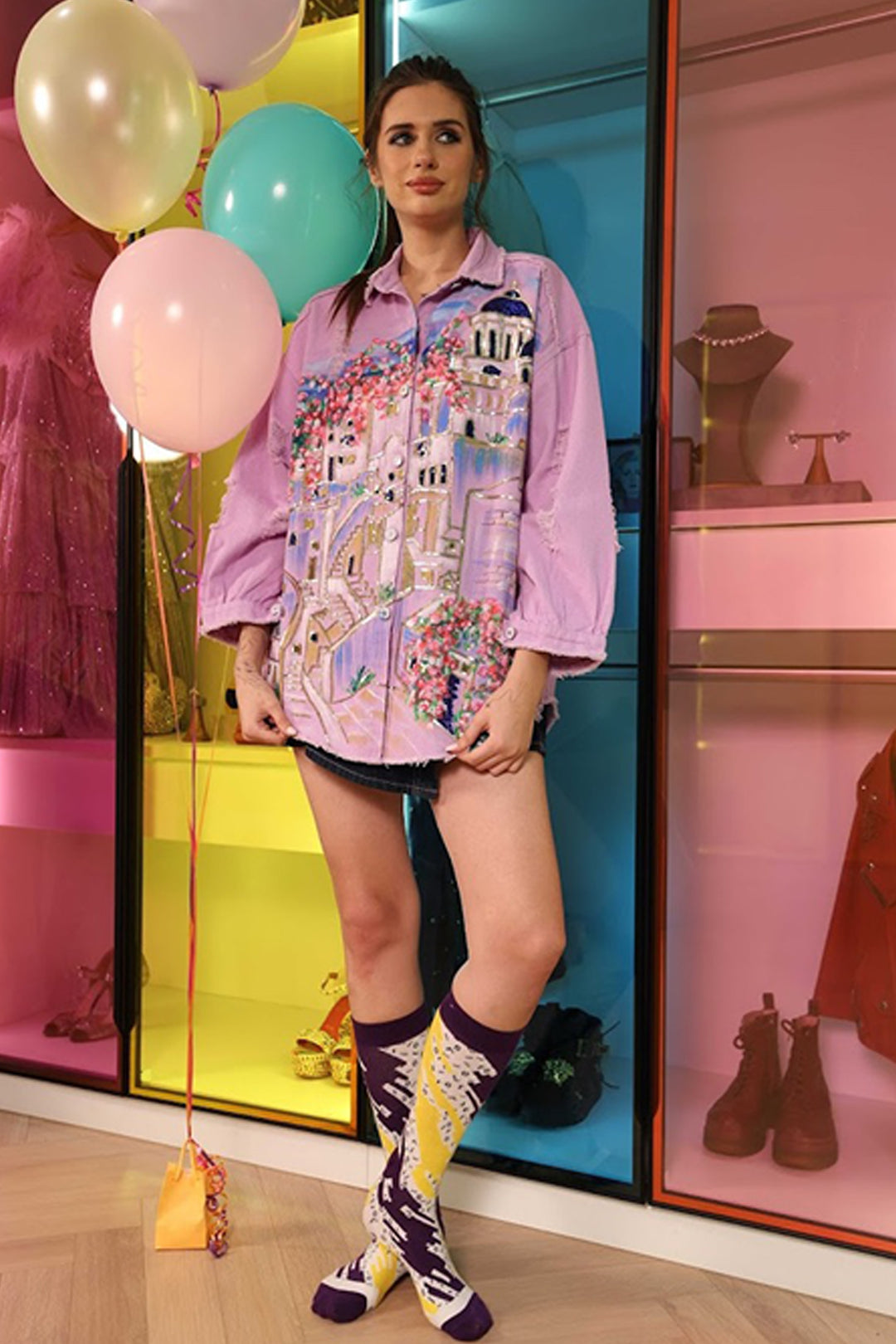 GREECE LILAC JACKET