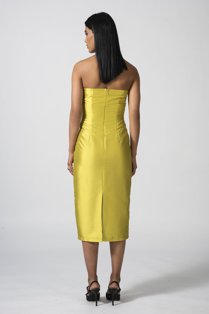 Electric Glow Bodycon Dress