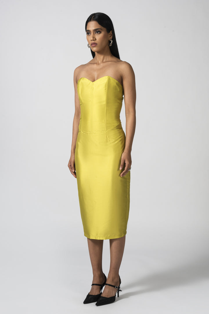 Electric Glow Bodycon Dress