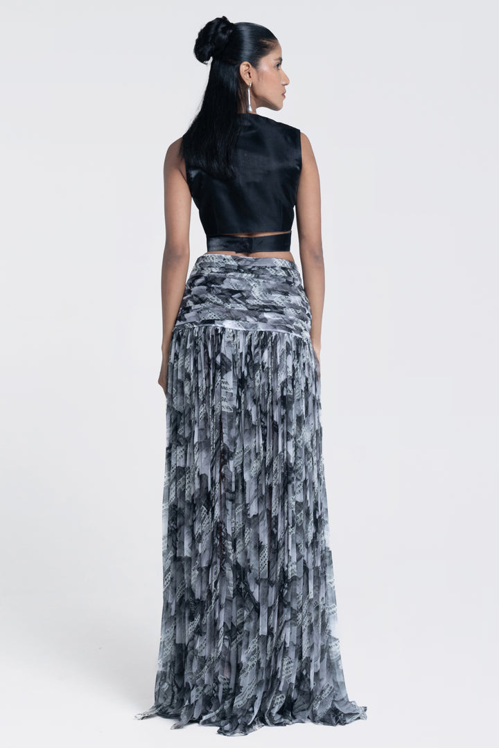 Sumi Gazette Gathered Skirt
