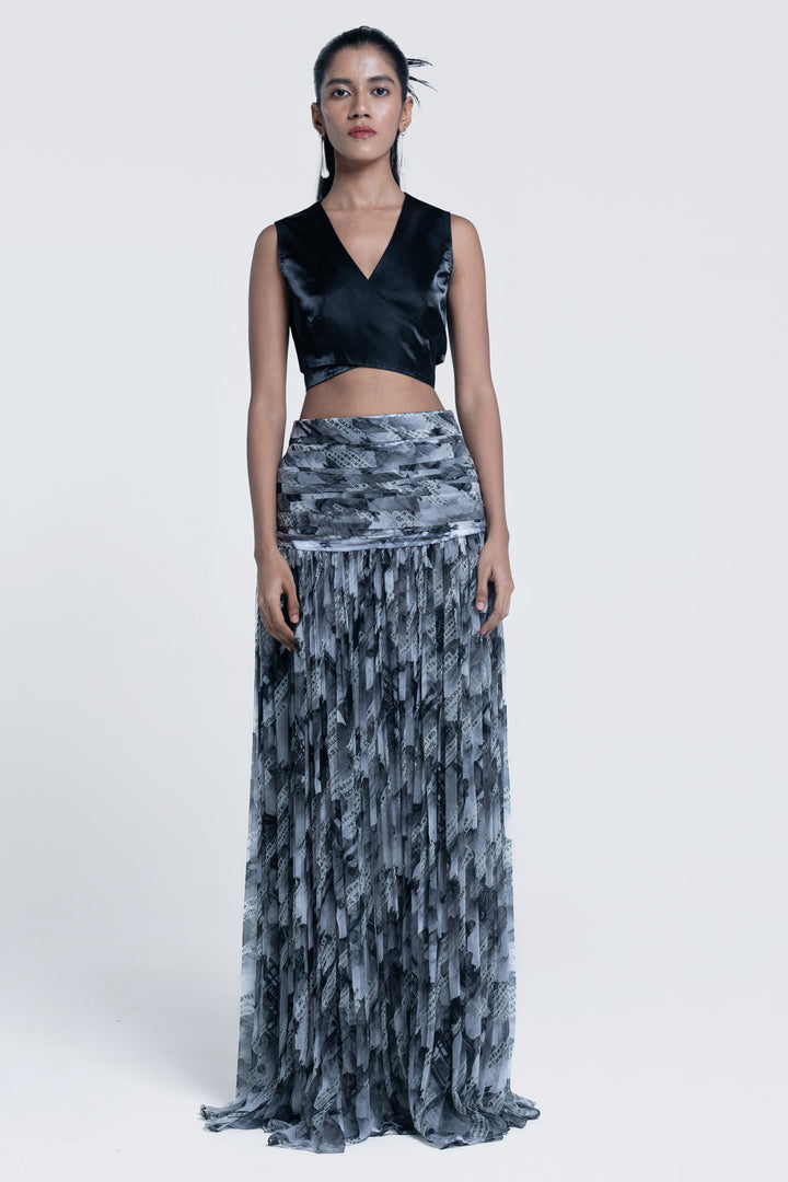Sumi Gazette Gathered Skirt