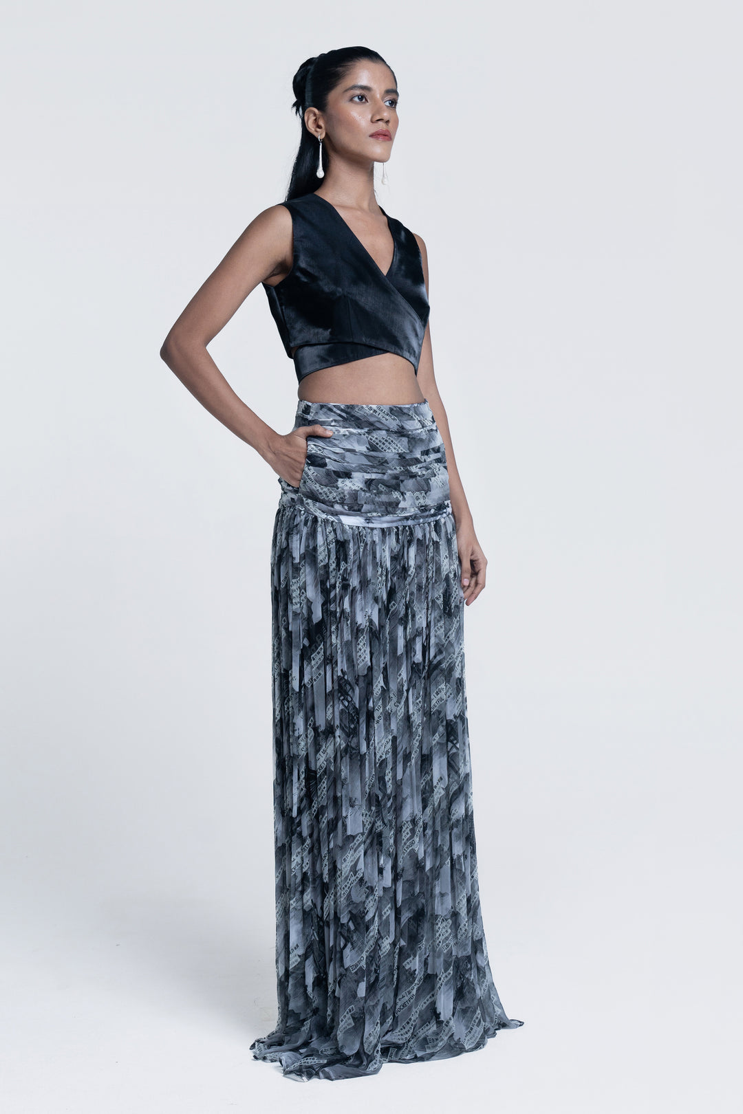 Sumi Gazette Gathered Skirt