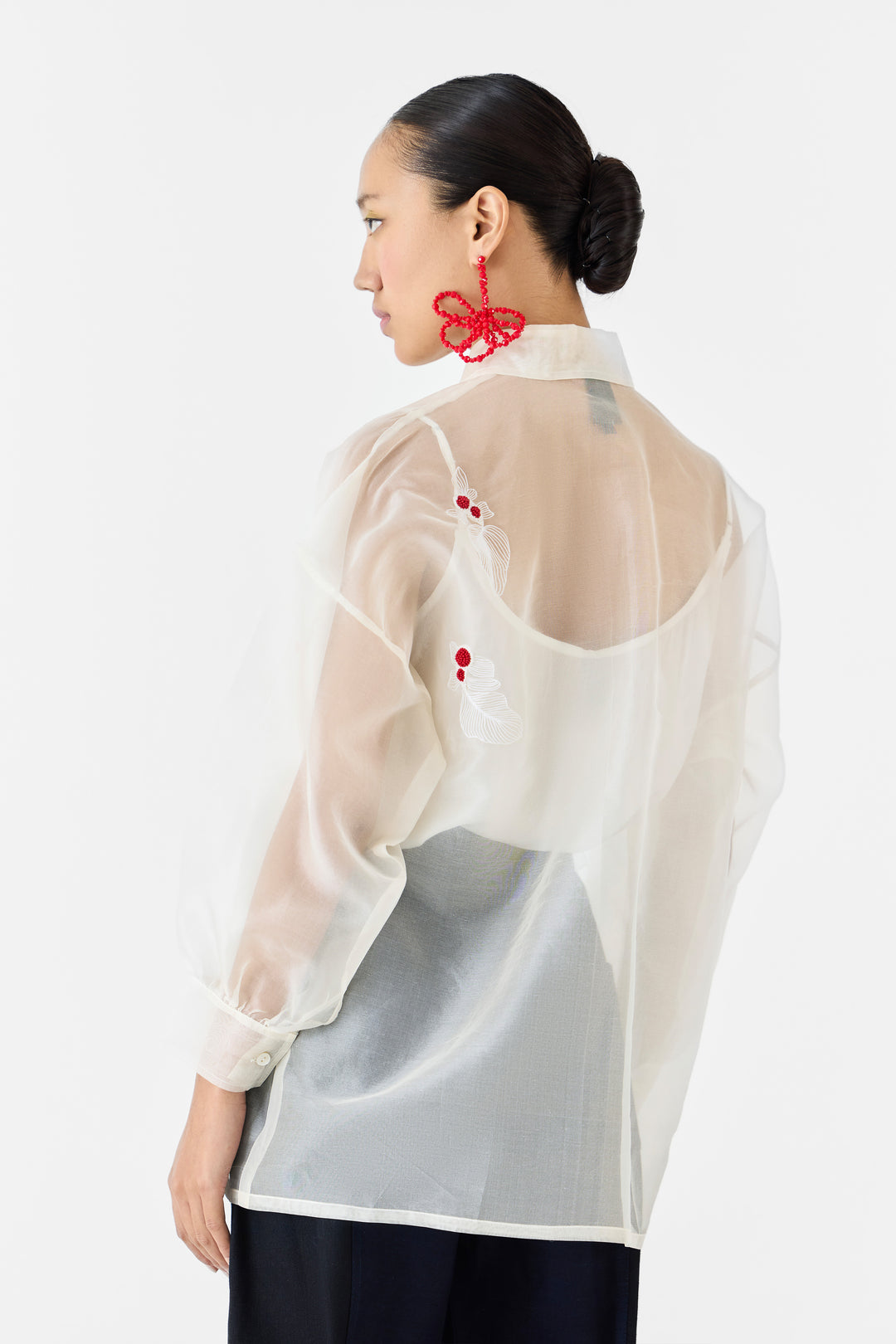 KOI ORGANZA SHIRT
