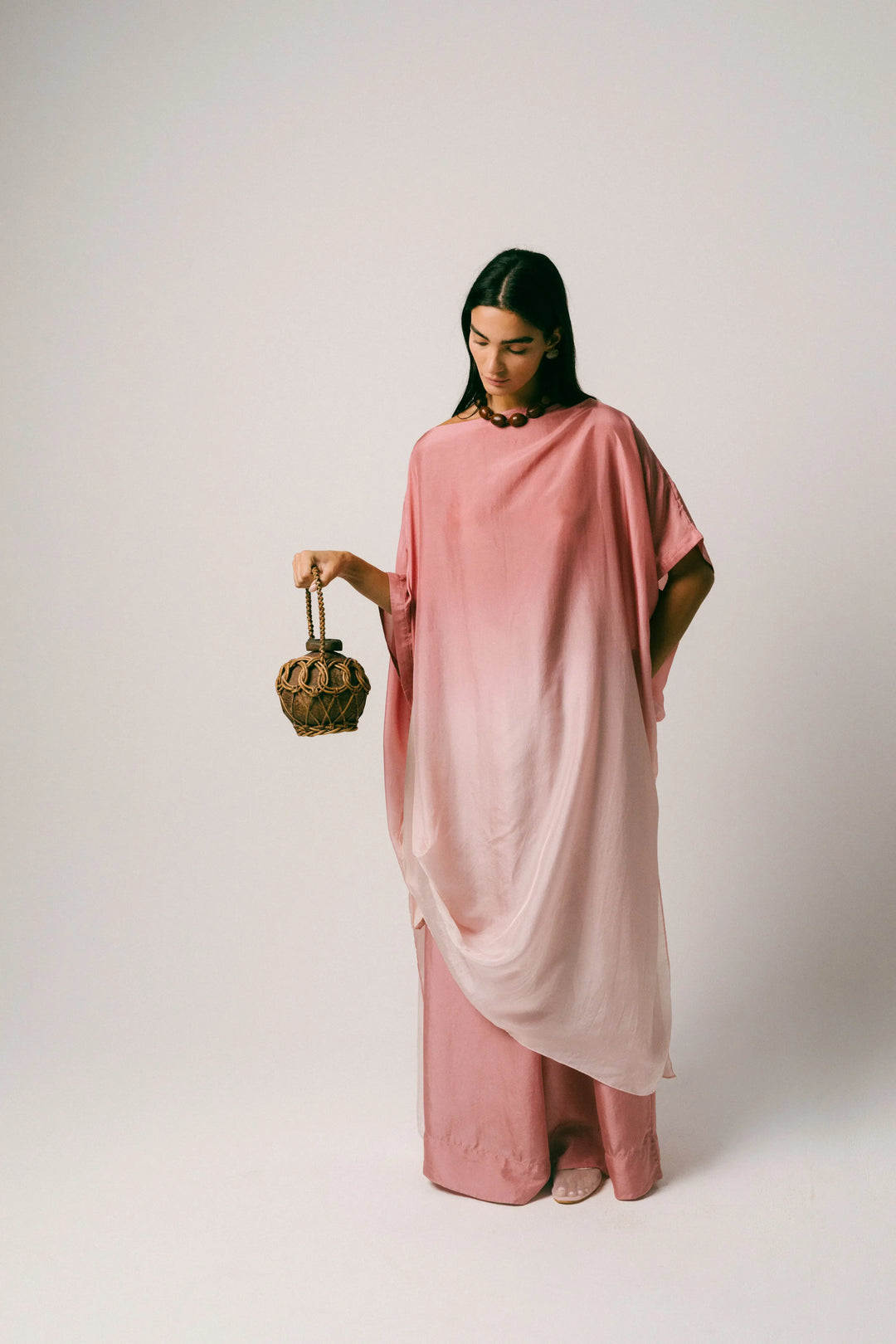 Bayu Silk Kaftan Set