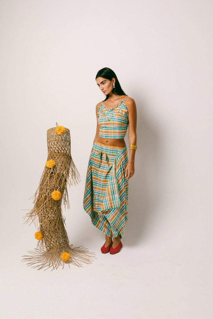 Rindu Cotton Dhoti Set