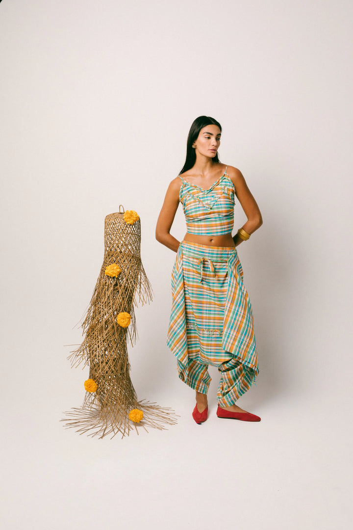 Rindu Cotton Dhoti Set