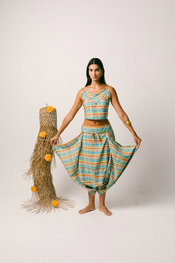 Rindu Cotton Dhoti Set