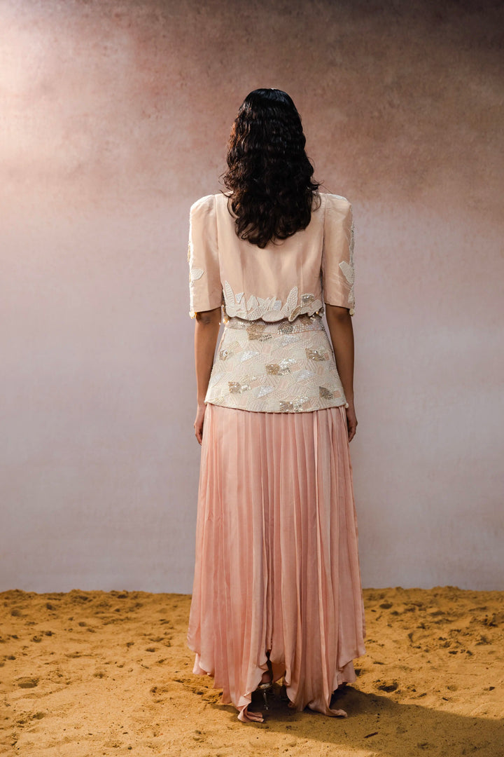 "Ivyshadow" Jacket With Bustier & Skirt