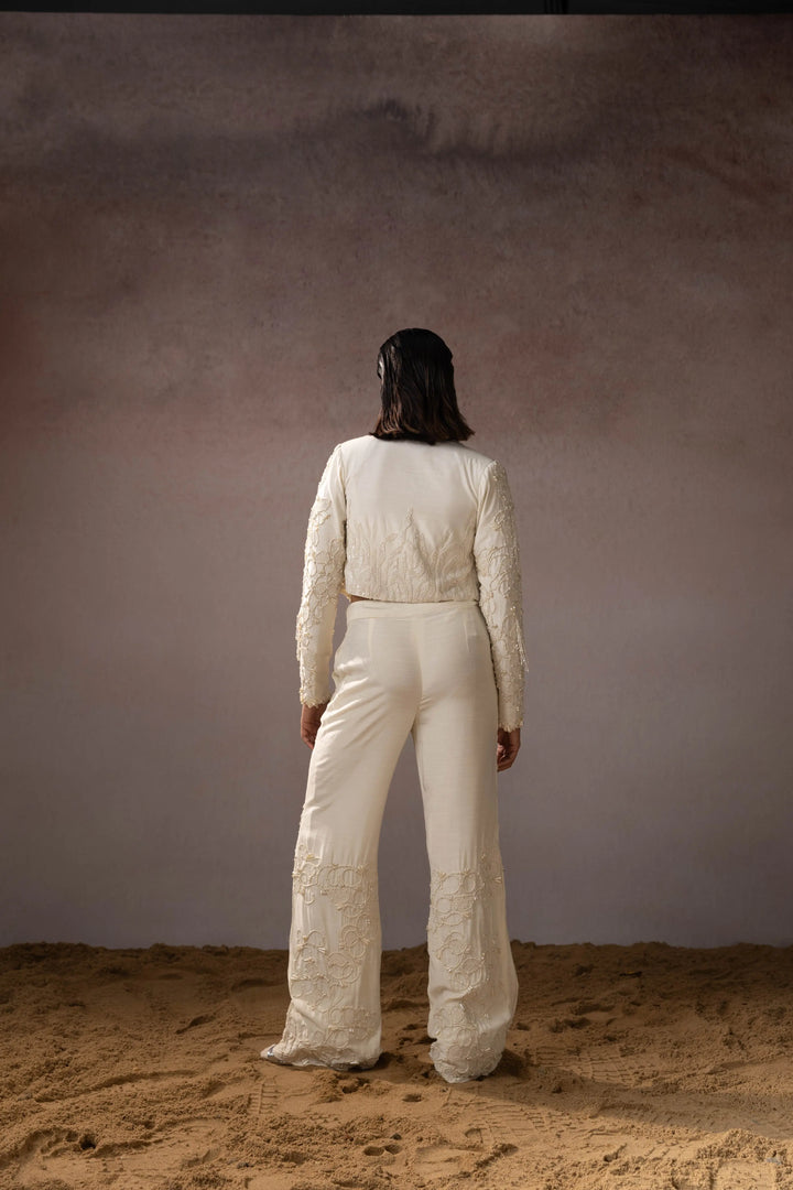 "Dawnwoven" Jacket with bustier & "Orac" pants
