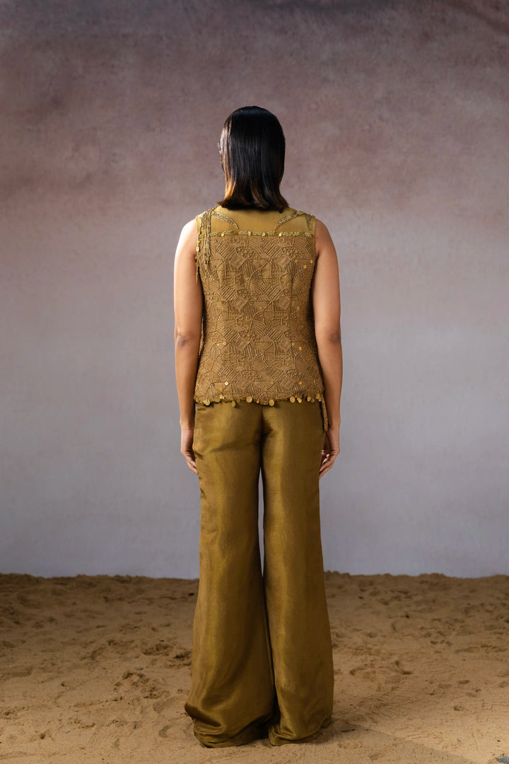 "Mireth" waistcoat with embroidered pants