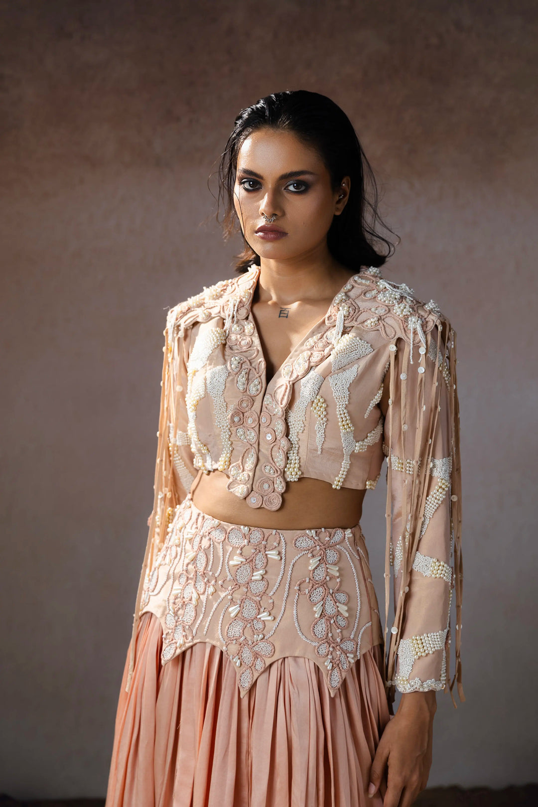 "Flintris" Jacket With "Vallow" skirt
