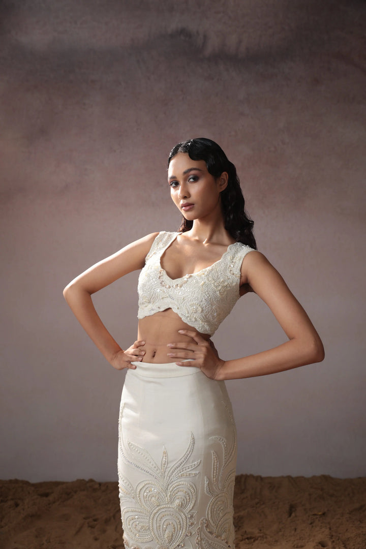 "Eirden" skirt with blouse