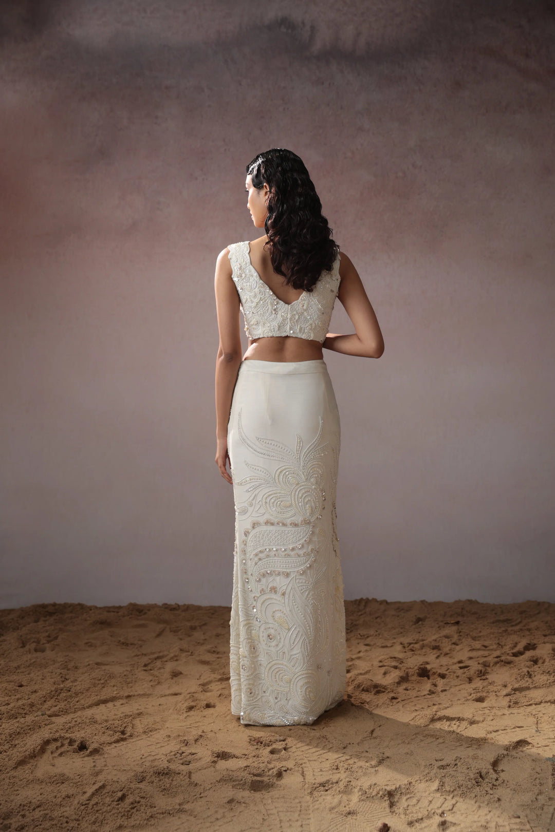 "Eirden" skirt with blouse