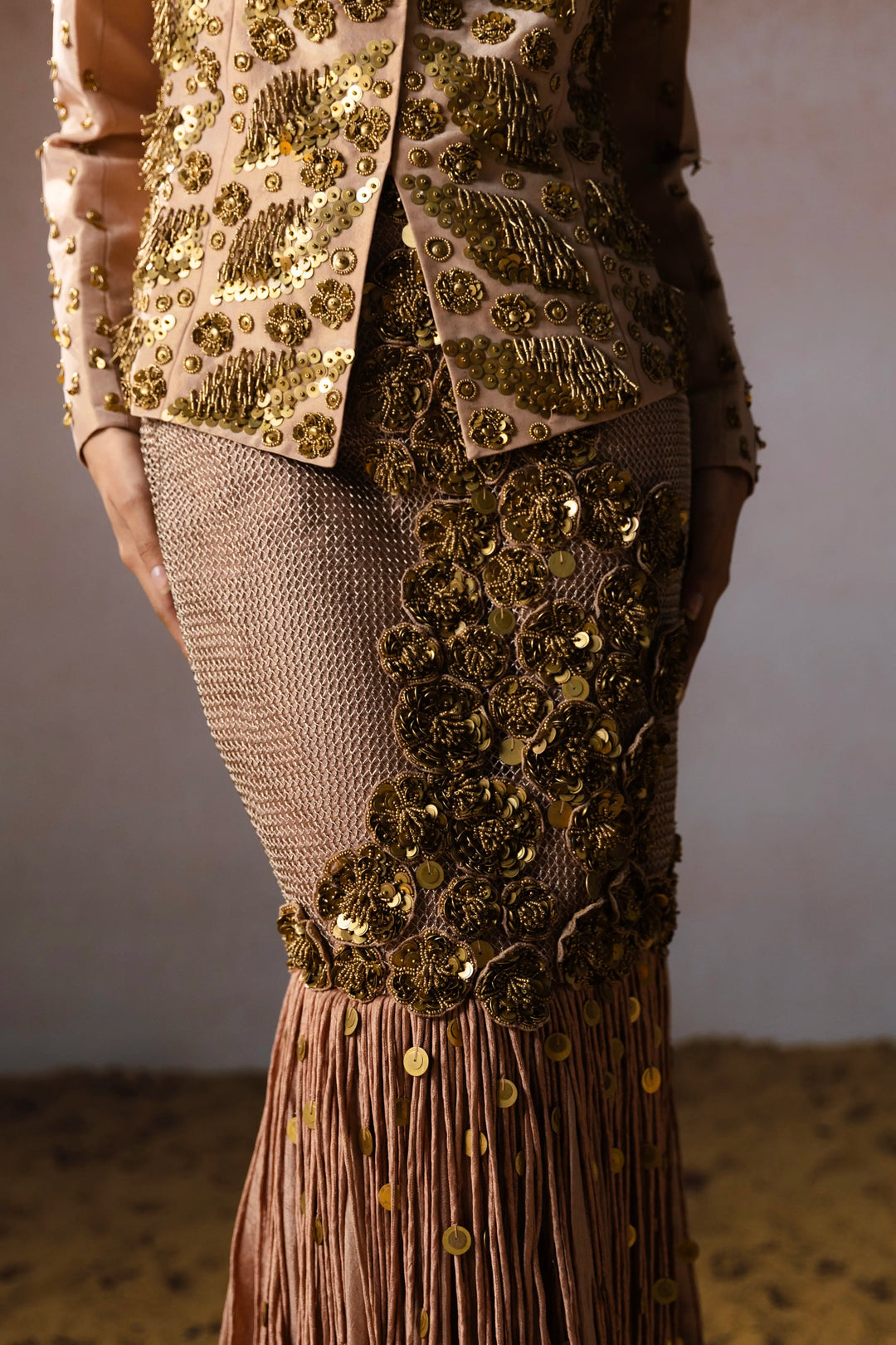 "Shroud" Jacket, bustier & "Brymere" skirt