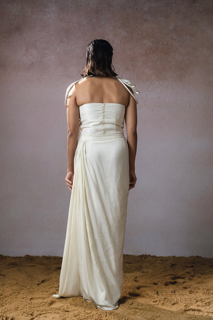 "Irith" corset with Drape skirt