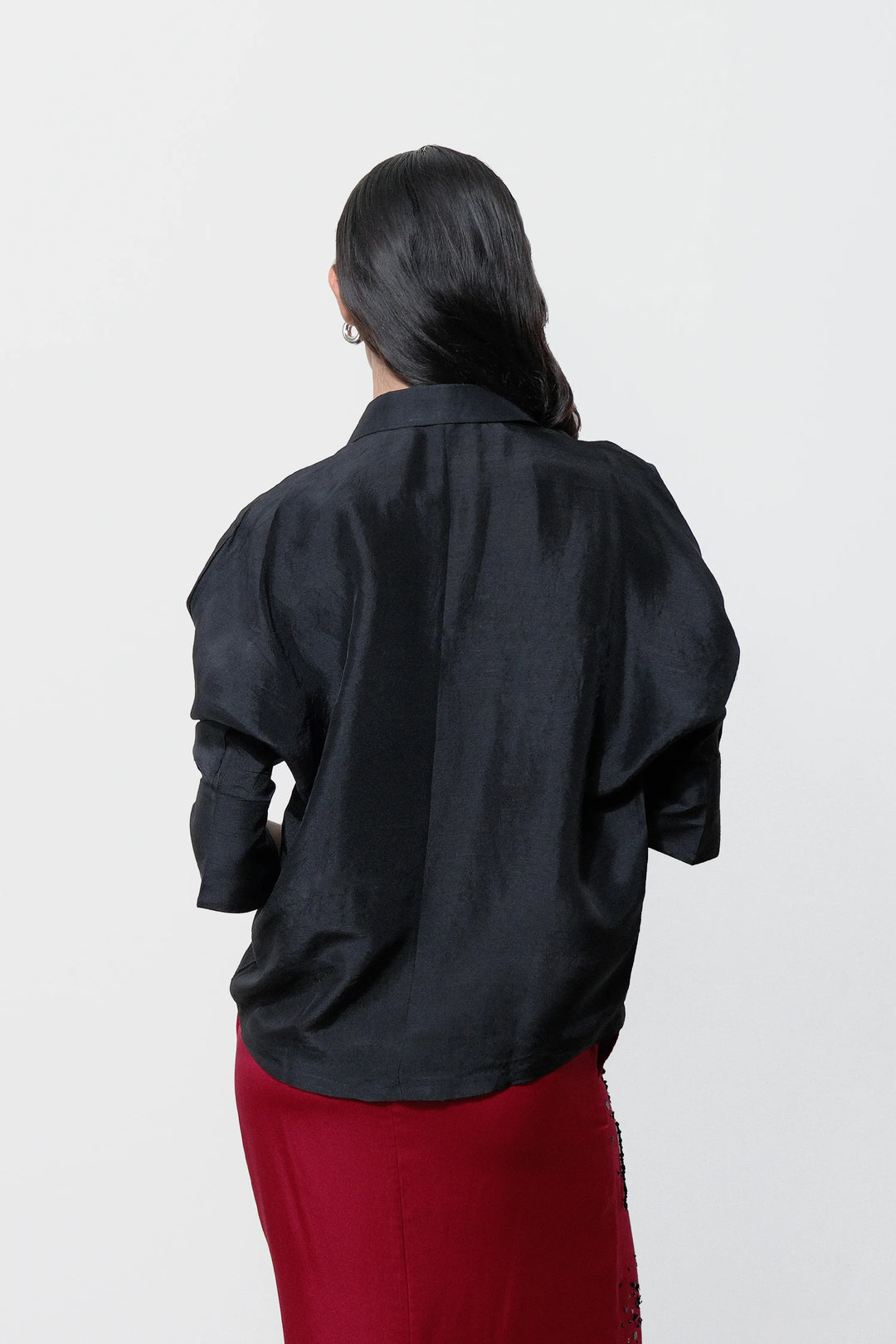 Black Silk Shirt