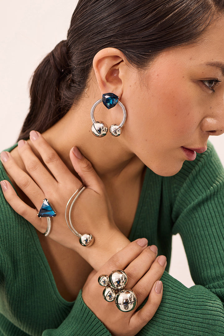 IRIS GEMSTONE PALM CUFF